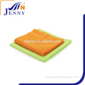 High quality kitchen cleaning cloth microfiber plain waffle weaved kitchen towel with hang loop cloth